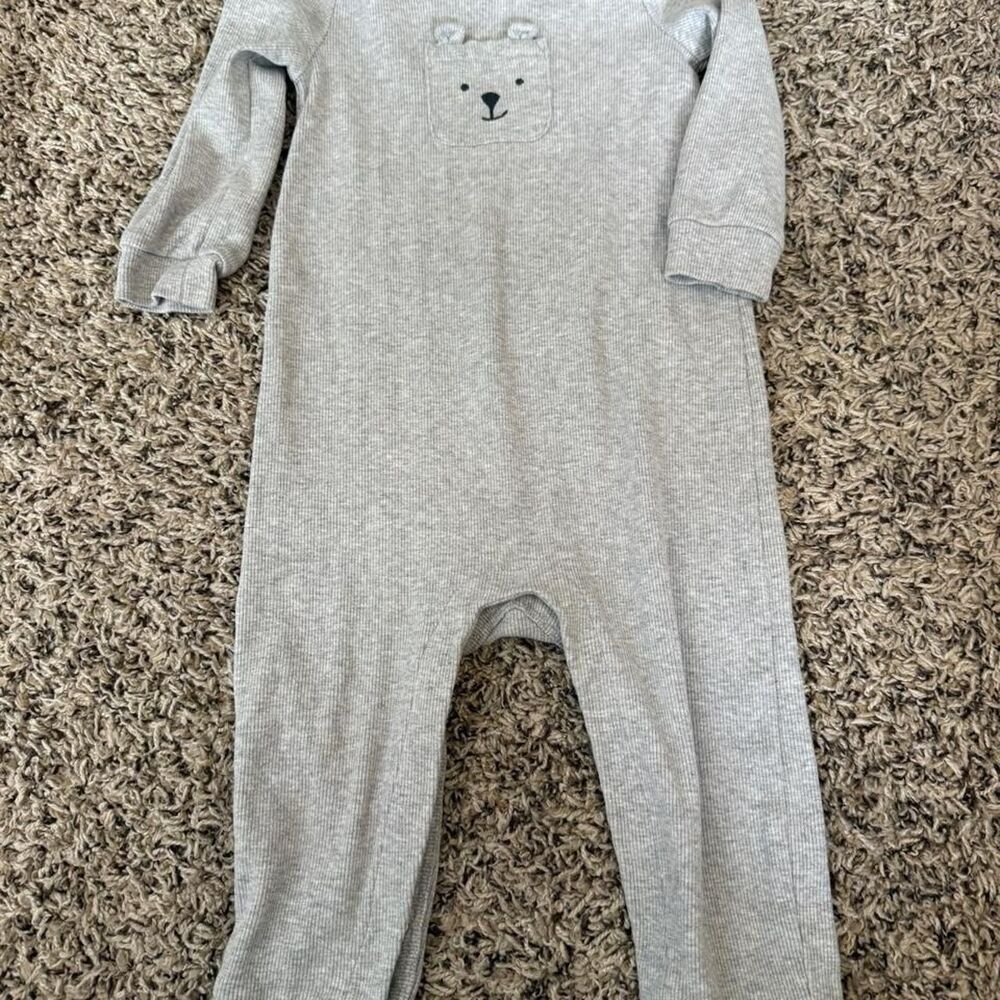 Gap Grey Sleepsuits-babygrows